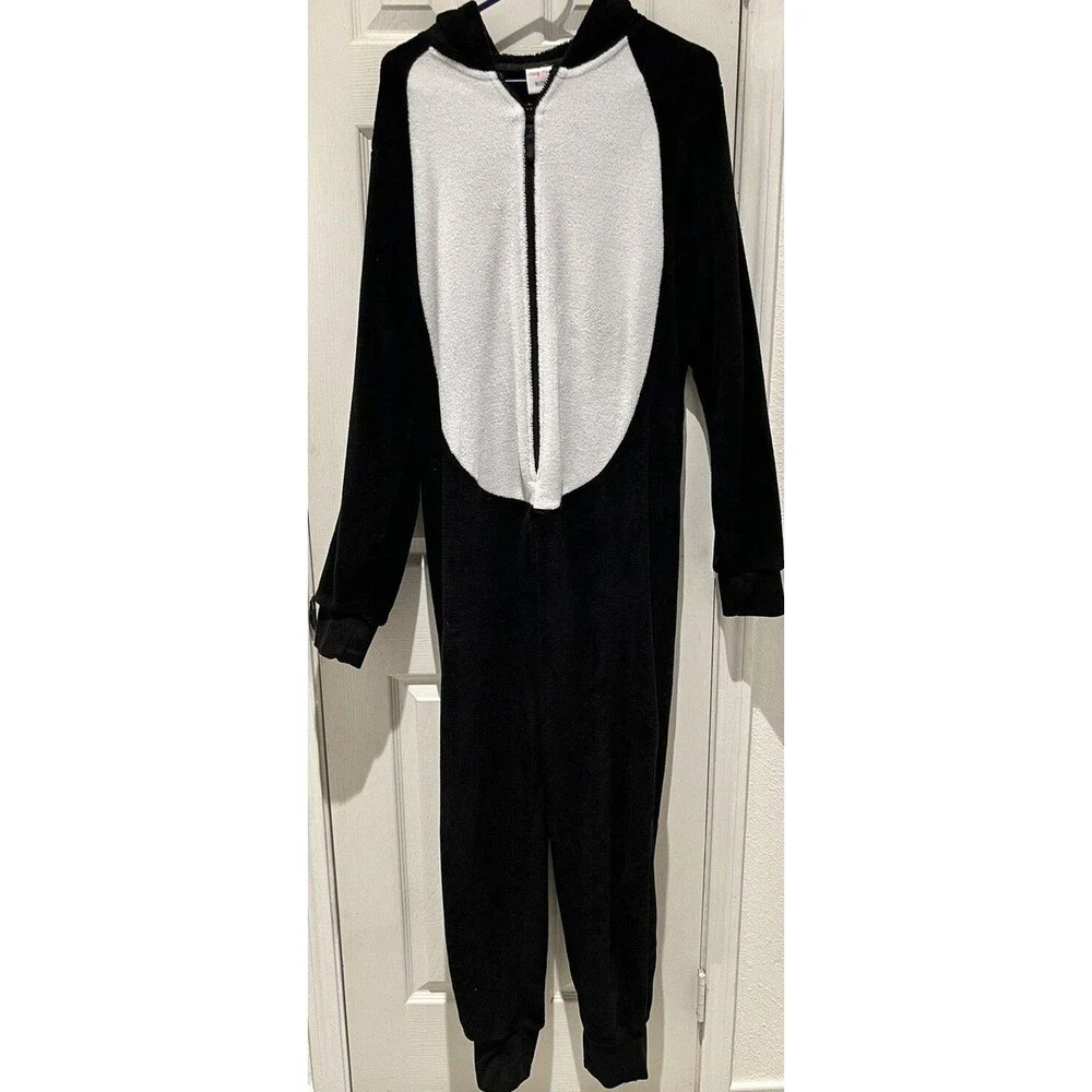 Totally Pink Penguin Adult Footless Bodysuit Size 1X/2X